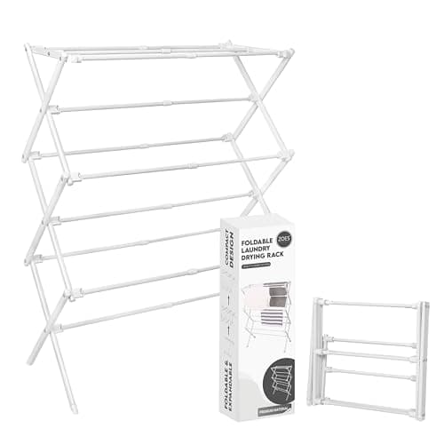 ZOES HOMEWARE Foldable Clothes Drying Rack