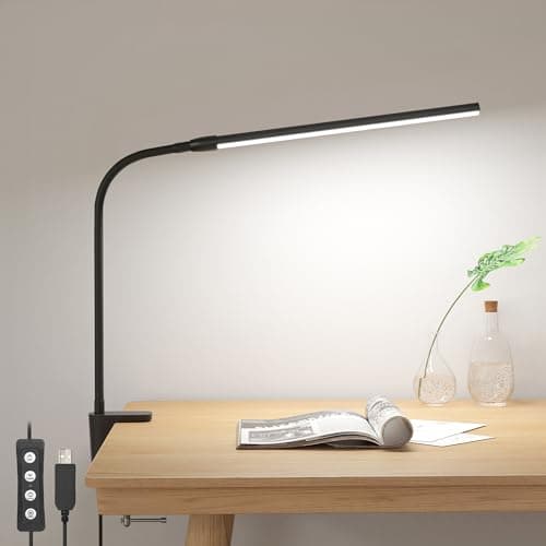 Lepro Clip-On LED Desk Lamp, 460 lm — our pick for The best dorm desk lamps