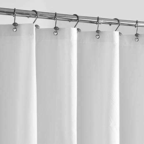 ALYVIA SPRING Waterproof Fabric Shower Curtain — our pick for Fabric vs plastic shower curtain liner