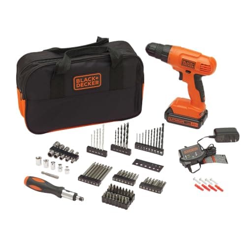 BLACK+DECKER 20V MAX Drill Driver Kit with 100 Accessories — our pick for The best drills for new homeowners