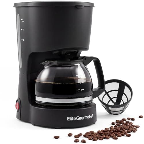 Elite Gourmet 4-Cup Drip Coffee Maker