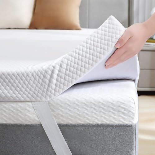 SINWEEK 3-Inch Gel Memory Foam Topper, Twin XL