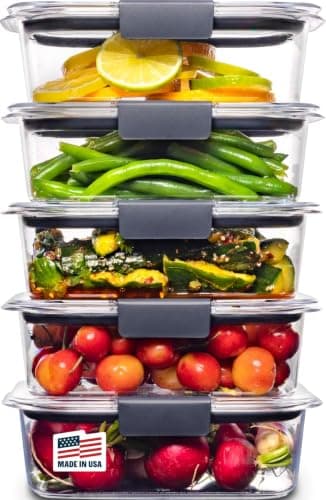 Rubbermaid Brilliance Tritan Plastic Container Set