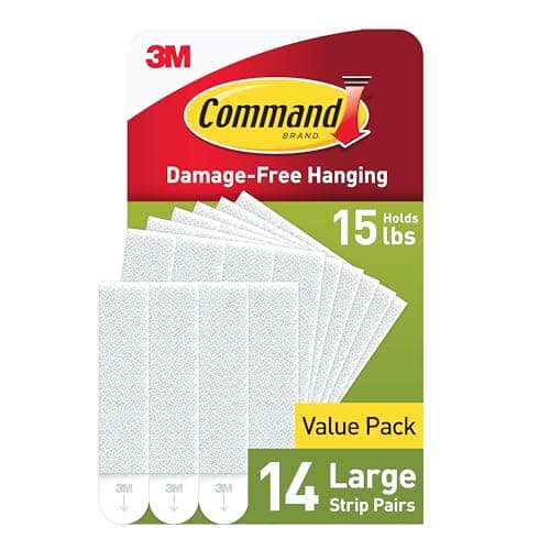 Command Large Picture Hanging Strips, 15 lb — our pick for How to hang things without damaging walls