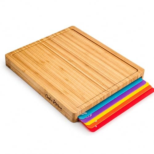 Bamboo Board Set with 6 Flexible Mats