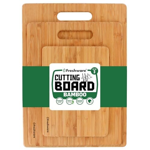 Freshware Bamboo Cutting Board Set of 3
