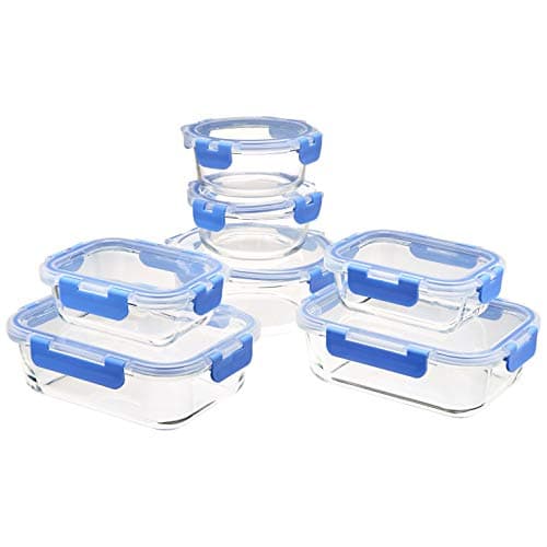 Amazon Basics Glass Food Storage Containers
