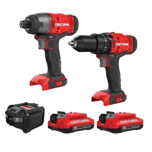CRAFTSMAN V20 Drill and Impact Driver Combo