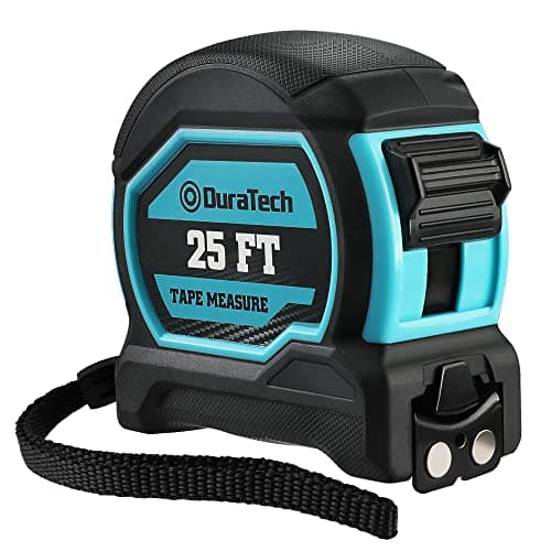 DURATECH 25 ft Magnetic Double-Sided Tape Measure