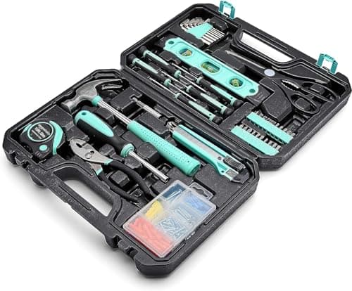 Amazon Basics 142-Piece Household Tool Kit — our pick for The tools a first home actually needs