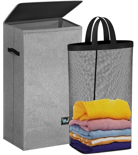 WTREE Laundry Hamper with Lid