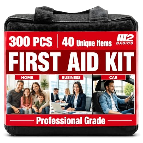 M2 BASICS 300-Piece First Aid Kit